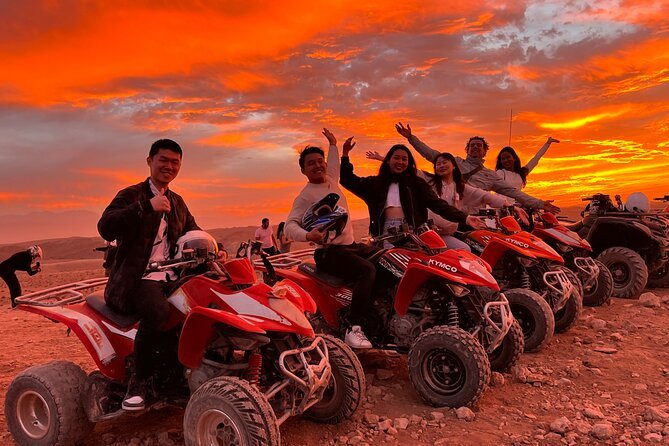 Quad bike desert tracks near Marrakech