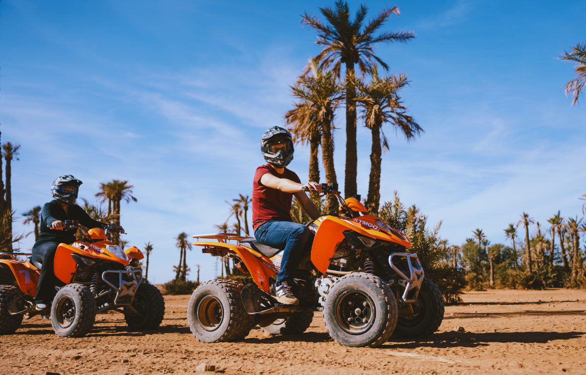 Marrakech quad biking Palmeraie
