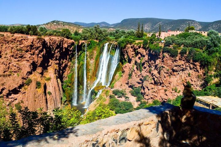 Ouzoud waterfalls viewpoint in Morocco