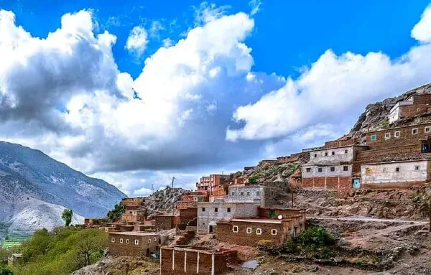 Walking trail on an Imlil day trip from Marrakech