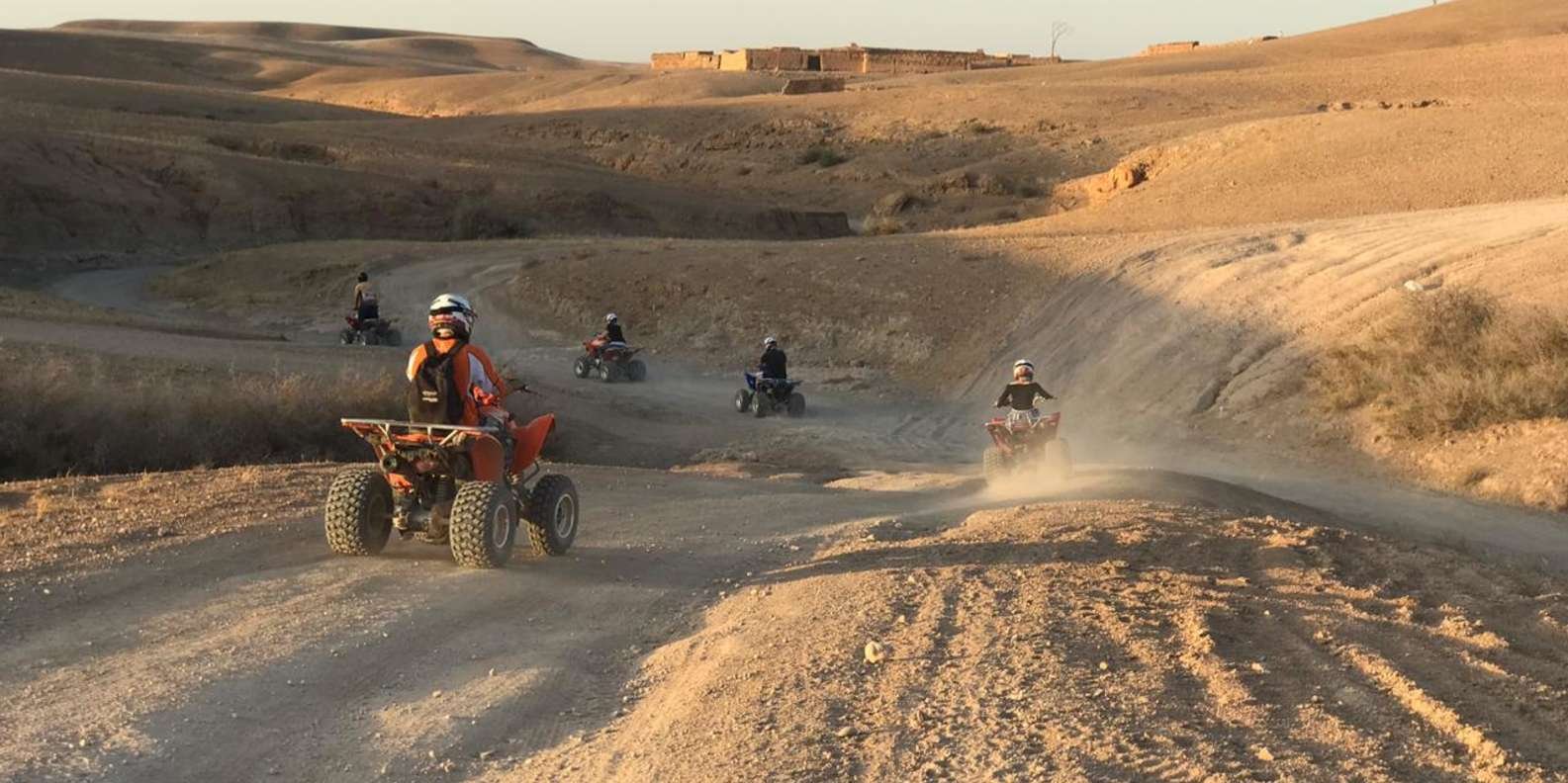Quad bike tour in Agafay Desert near Marrakech
